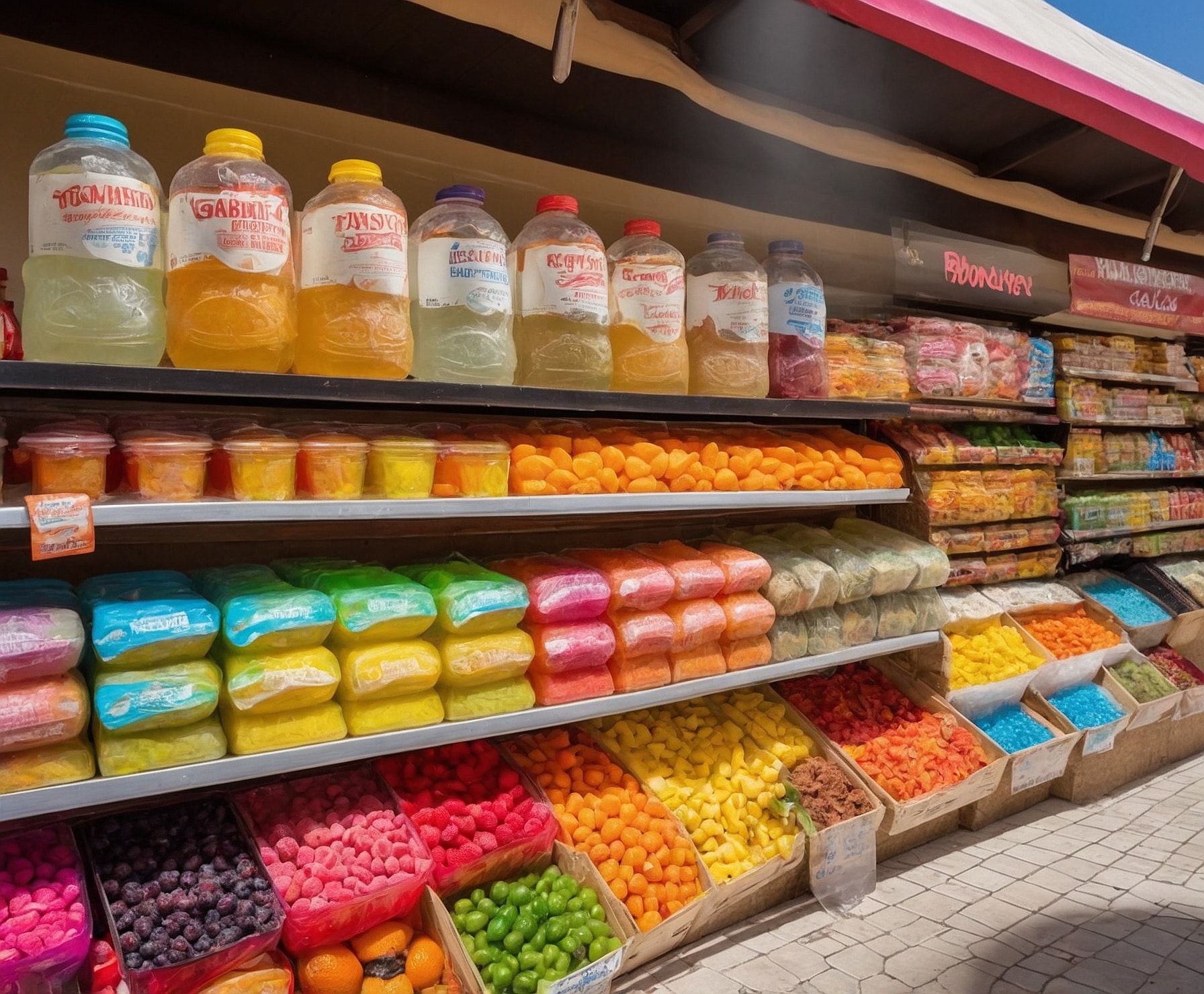 Estrategias creativas de ventas en supermercado playero
